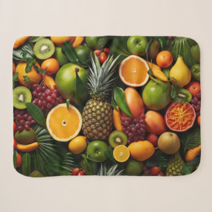 Cobertor Sherpa Frutas tropicais