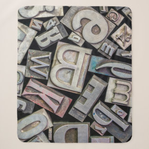 Cobertor Sherpa fundo de dintage grunge letterpress me