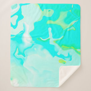 Cobertor Sherpa fundo de nuvem macia de abstrato em cor pastel