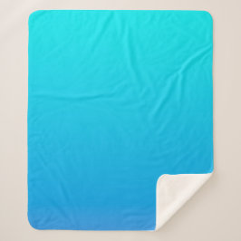 Cobertor Sherpa Fundo de Omã Azul