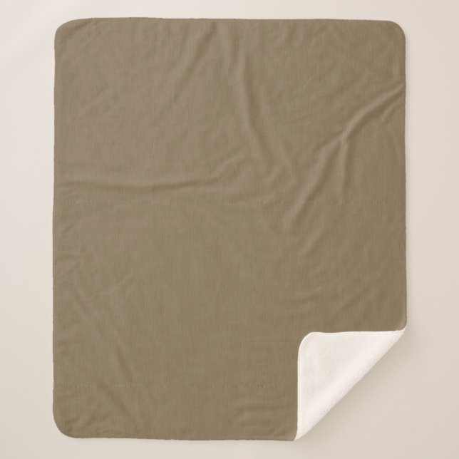 Cobertor Sherpa Fundo marrom texturizado calmo e simples (Frente)