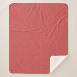 Cobertor Sherpa Fundo vermelho texturizado visual calmo e simples
