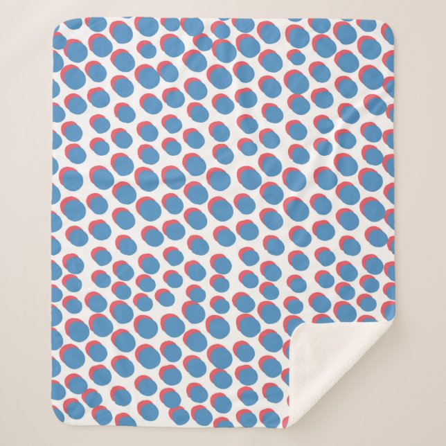 Cobertor Sherpa Funky Retro Neon: Vintage Invisível (Frente)