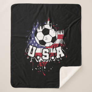 Cobertor Sherpa Futebol americano EUA