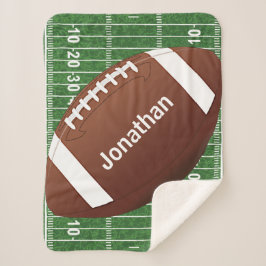 Cobertor Sherpa Futebol do Design Sherpa Blanket