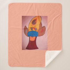 Cobertor Sherpa Futuristic Animal Art Sherpa Blanket