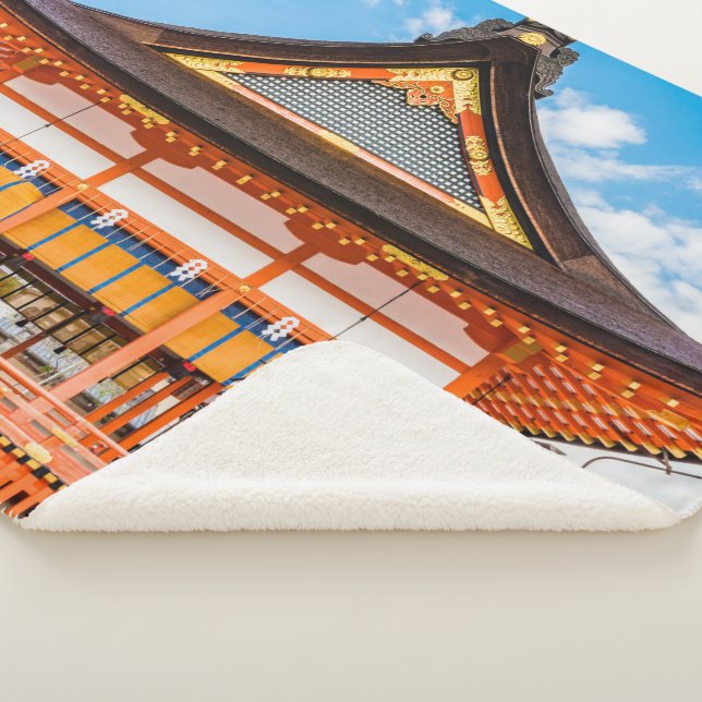 Cobertor Sherpa Gai-Haiden, santuário de Fushimi Inari-Taisha, Kyo (3/4)