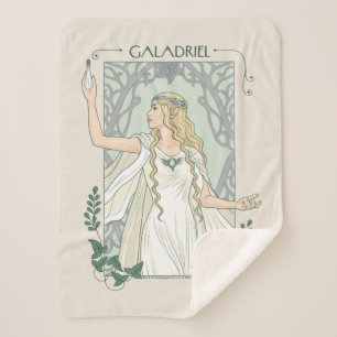 Cobertor Sherpa Galadriel Luz de Valinor Gráfico