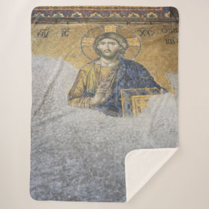 Cobertor Sherpa Galeria Superior Deesis Mosiac Hagia Sophia
