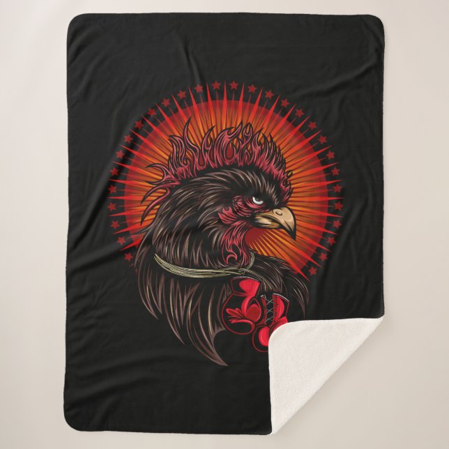 Cobertor Sherpa Galo de Boxing (Frente)