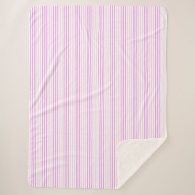 Cobertor Sherpa Gama de menta-pimenta (Frente)