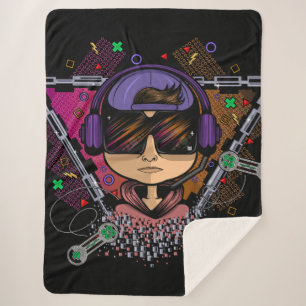 Cobertor Sherpa Gamer Boy