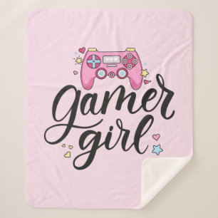 Cobertor Sherpa Gamer Girl