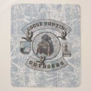 Cobertor Sherpa Gansos Caçando Fleece Blanket