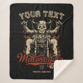 Cobertor Sherpa Garagem de Compro de motocicleta personalizada Bik