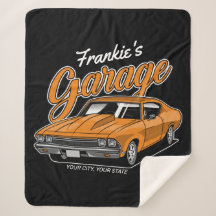 Garagem Personalizada De Carro Muscular Clássico 1