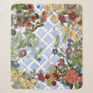 Cobertor Sherpa Garden Vignette