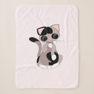 Cobertor Sherpa Gatinho bonito