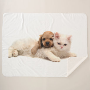 Cobertor Sherpa Gatinho Love