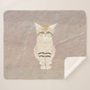Cobertor Sherpa Gato de areia Sherpa Blanket
