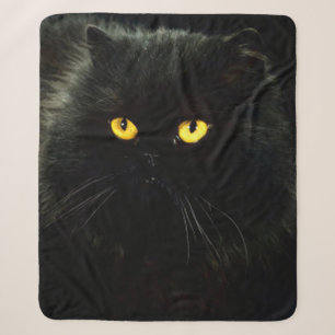 Cobertor Sherpa Gato preto