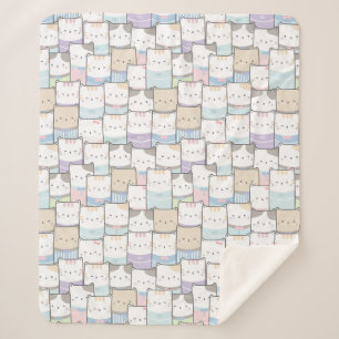 Cobertor Sherpa Gatos Cachorros Sherpa Blanket