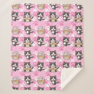 Cobertor Sherpa Gatos Cachorros Sherpa Blanket