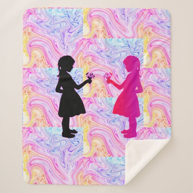 Cobertor Sherpa Gêmeos Sherpa Blanket. (Frente)