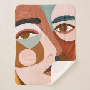 Cobertor Sherpa Geo Face para Cima