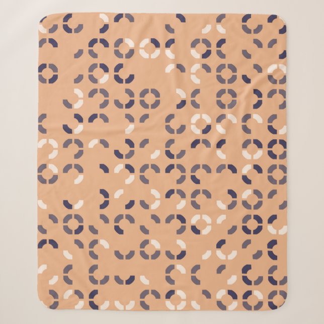 Cobertor Sherpa geometric pattern designabstract, art, artwork, ba (Frente)