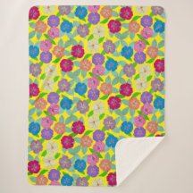 Geranium Flowers Lâmpadas