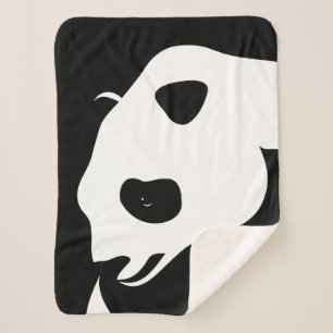 Cobertor Sherpa Giant Panda Bear Sherpa Blanket