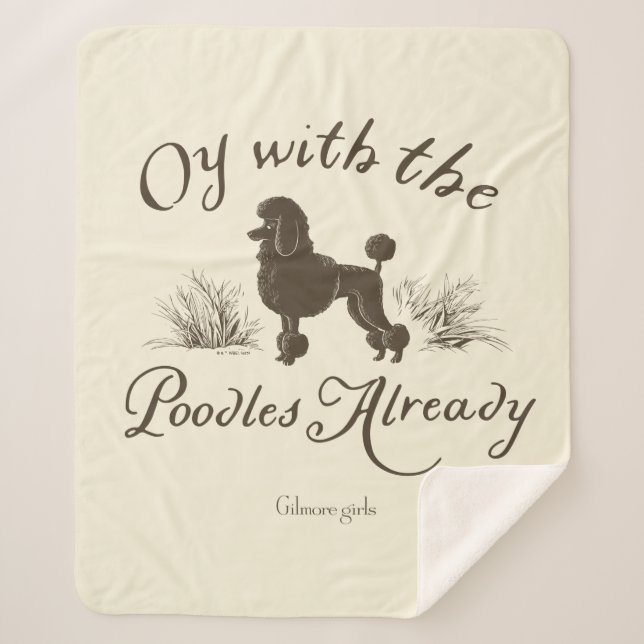 Cobertor Sherpa Gilmore Girls | Oy With the PoodlesDesign (Frente)