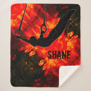 Cobertor Sherpa Ginástica masculina - Lava Destrutiva Blanket