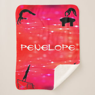 Cobertor Sherpa ginástica personalizada Sherpa Blanket
