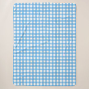 Cobertor Sherpa Gingham azul