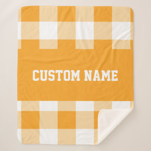 Cobertor Sherpa Gingham Pattern