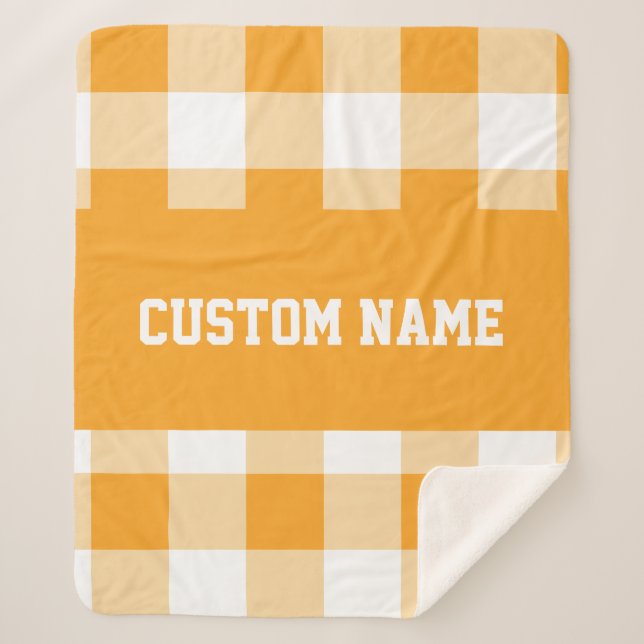 Cobertor Sherpa Gingham Pattern (Frente)