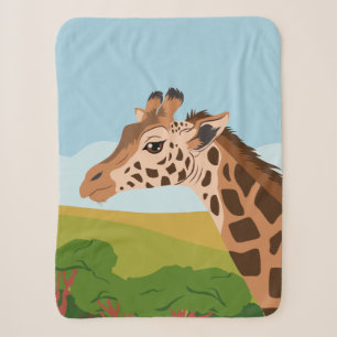 Cobertor Sherpa Girafa