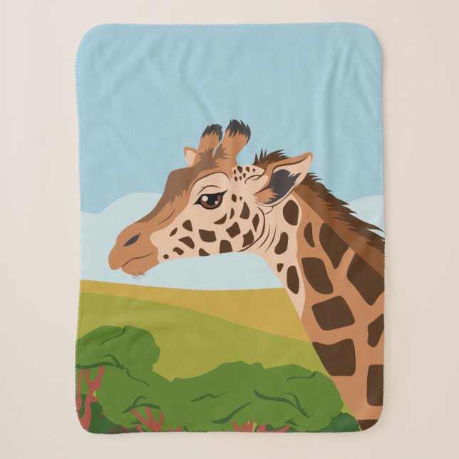 Cobertor Sherpa Girafa (Frente)