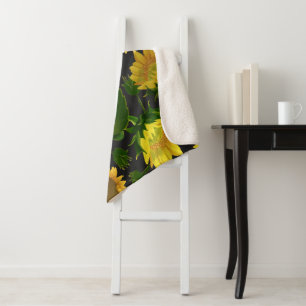 Cobertor Sherpa Girassol