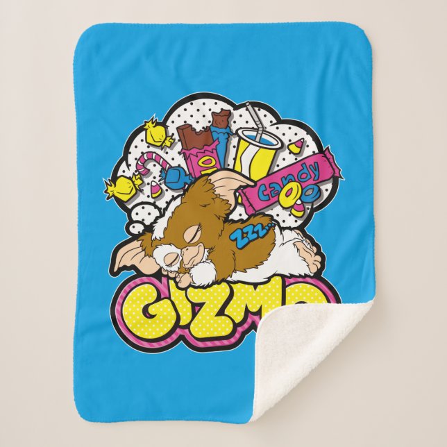 Cobertor Sherpa Gizmo | Sonho de doces (Frente)