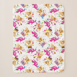 Cobertor Sherpa Gizmo | Vamos Rock 'n Roll Pattern