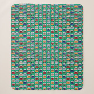 Cobertor Sherpa Glamping Classic Retro Campervan fandom VDub