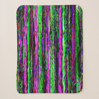 Cobertor Sherpa Glitch tech abstract pattern