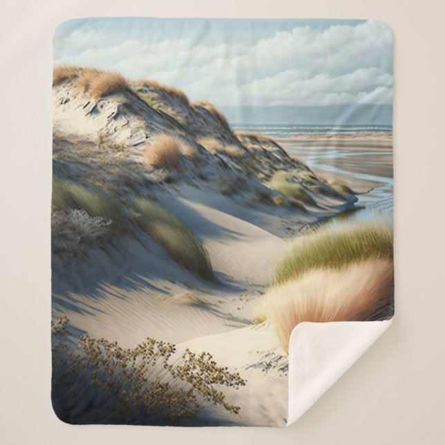 Cobertor Sherpa Golden Dunes (Frente)