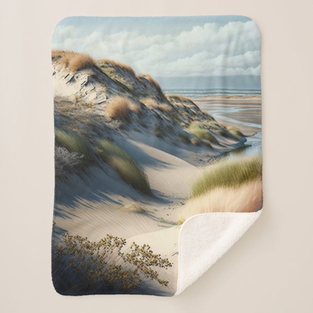 Cobertor Sherpa Golden Dunes (Frente)