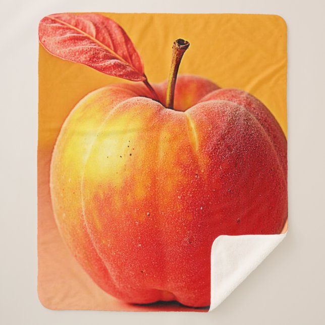 Cobertor Sherpa Golden Peach Perfection Design (Frente)