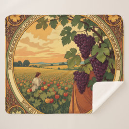 Cobertor Sherpa   Goldene Herbsternte – Reichtum der Natur