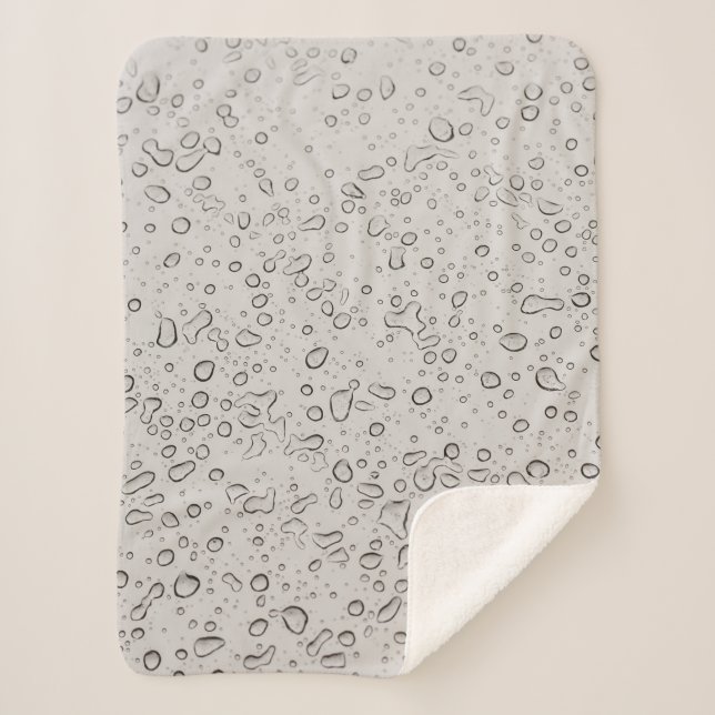 Cobertor Sherpa Gotas de água (Frente)